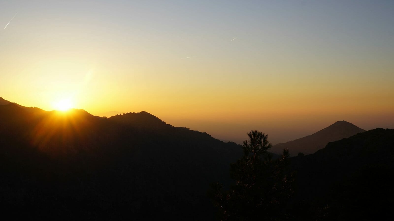 Sierra Nevada sunset
