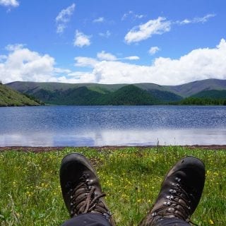 hiking Khangai Nuruu