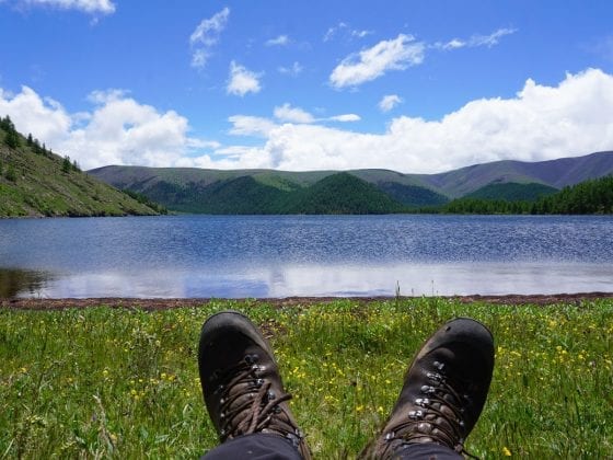 hiking Khangai Nuruu