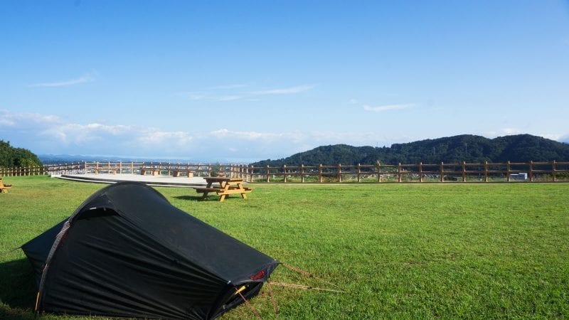 Wild camp Japan